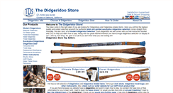 Desktop Screenshot of didgeridoostore.com